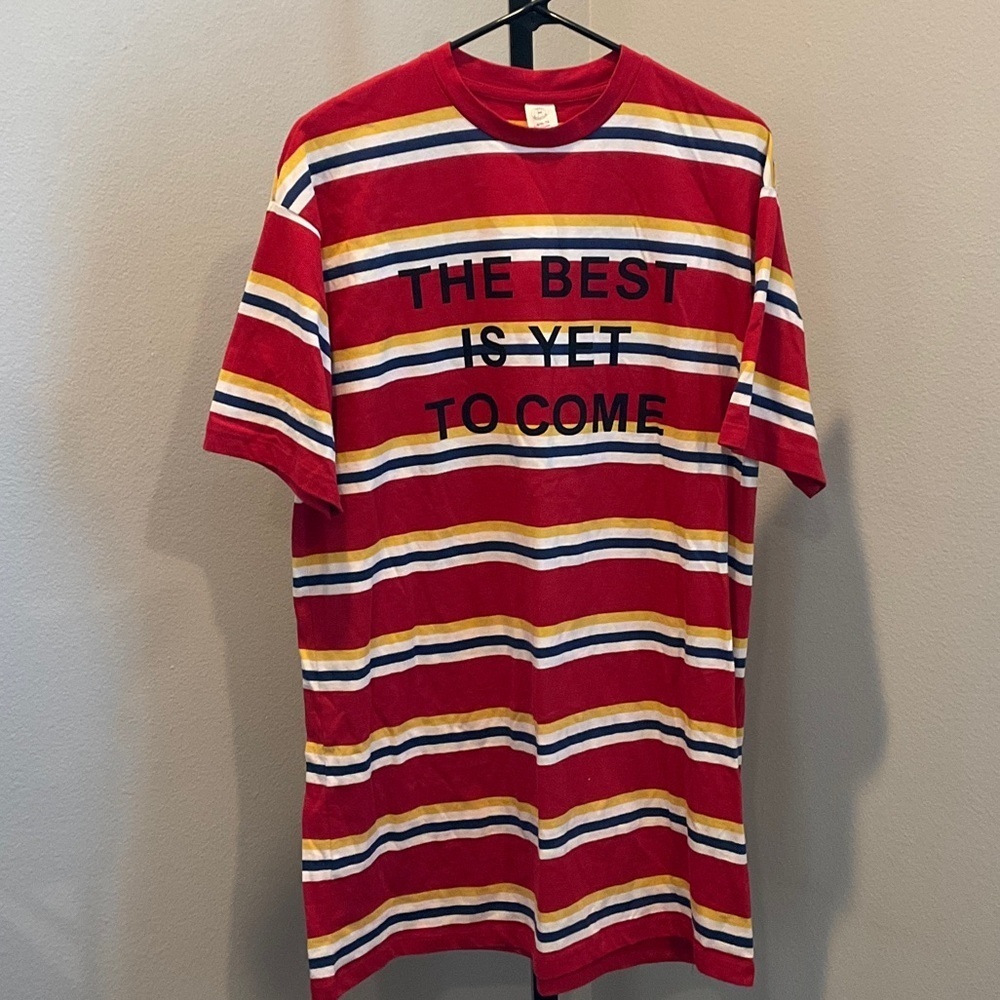 Urban Outfitters Red Striped Tee - Picture 1 of 3